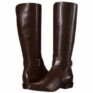 Nine West Diablo leather knee high boots 8.5